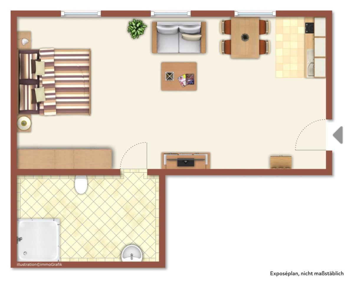 Residenz Seestern, Seemoewe Apartment Rostock